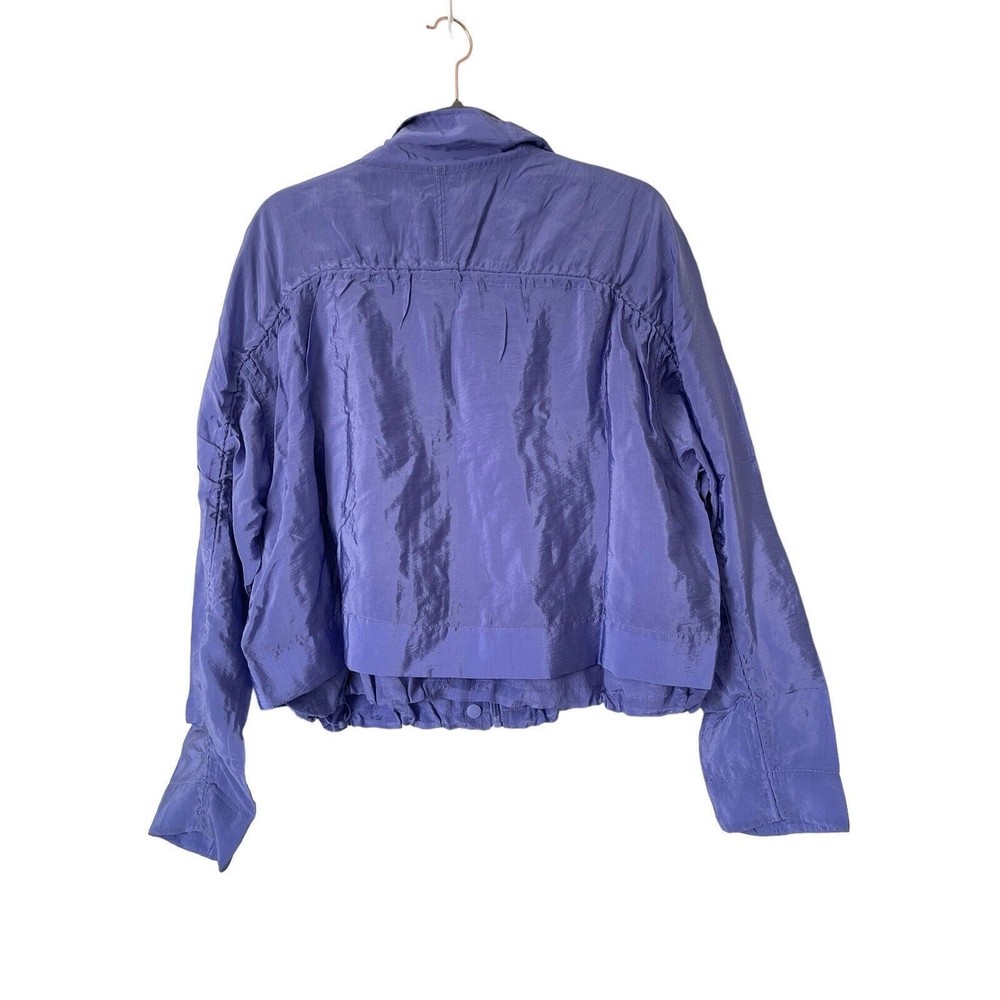 Athleta Women's Size L Purple Arrival Jacket Color Dark Adonis NWOT Lightweight - Picture 6 of 14